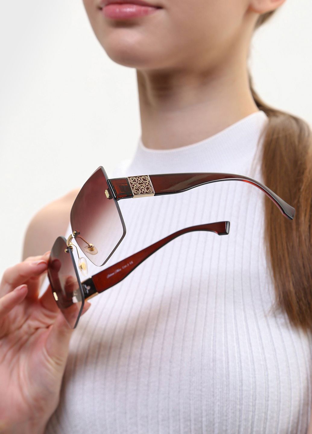 Купить Женские солнцезащитные очки Rebecca Moore RM17009 118021 - Коричневый в интернет-магазине