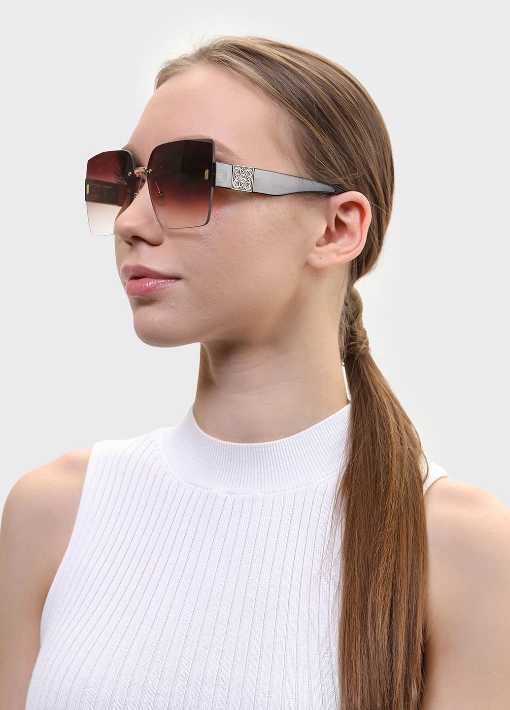 Купить Женские солнцезащитные очки Rebecca Moore RM17009 118021 - Коричневый в интернет-магазине