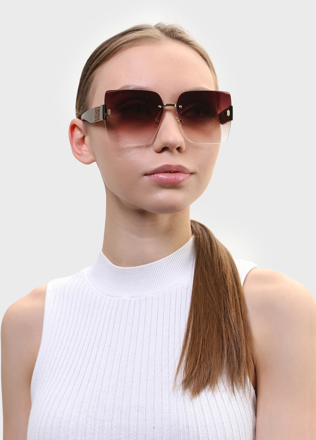 Купити Жіночі сонцезахисні окуляри Rebecca Moore RM17009 118021 - Коричневий в інтернет-магазині