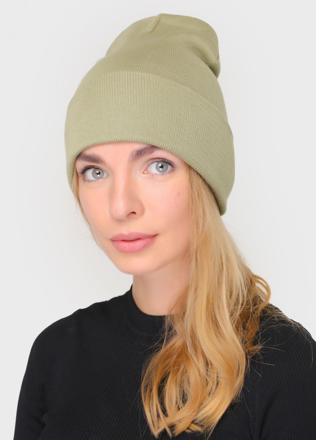 Купить Осенняя хлопковая шапка без подкладки Merlini Коррадо 370025 - Оливковый в интернет-магазине