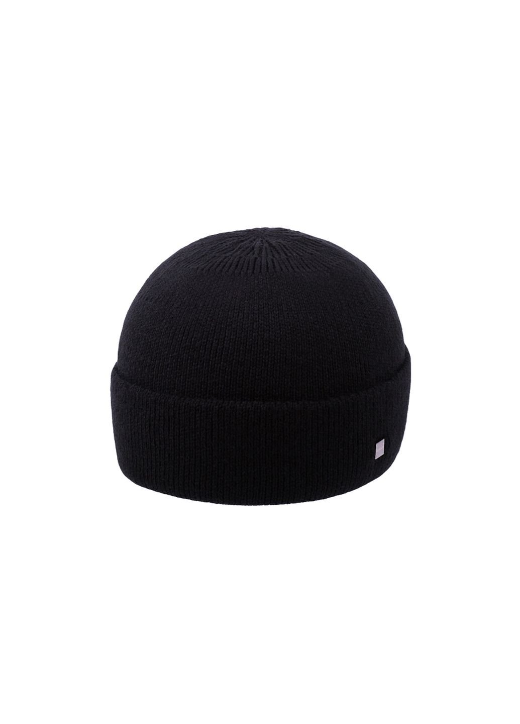 Купить Шерстяная шапка Berxon на флисовой подкладке 220001 - Черный в интернет-магазине