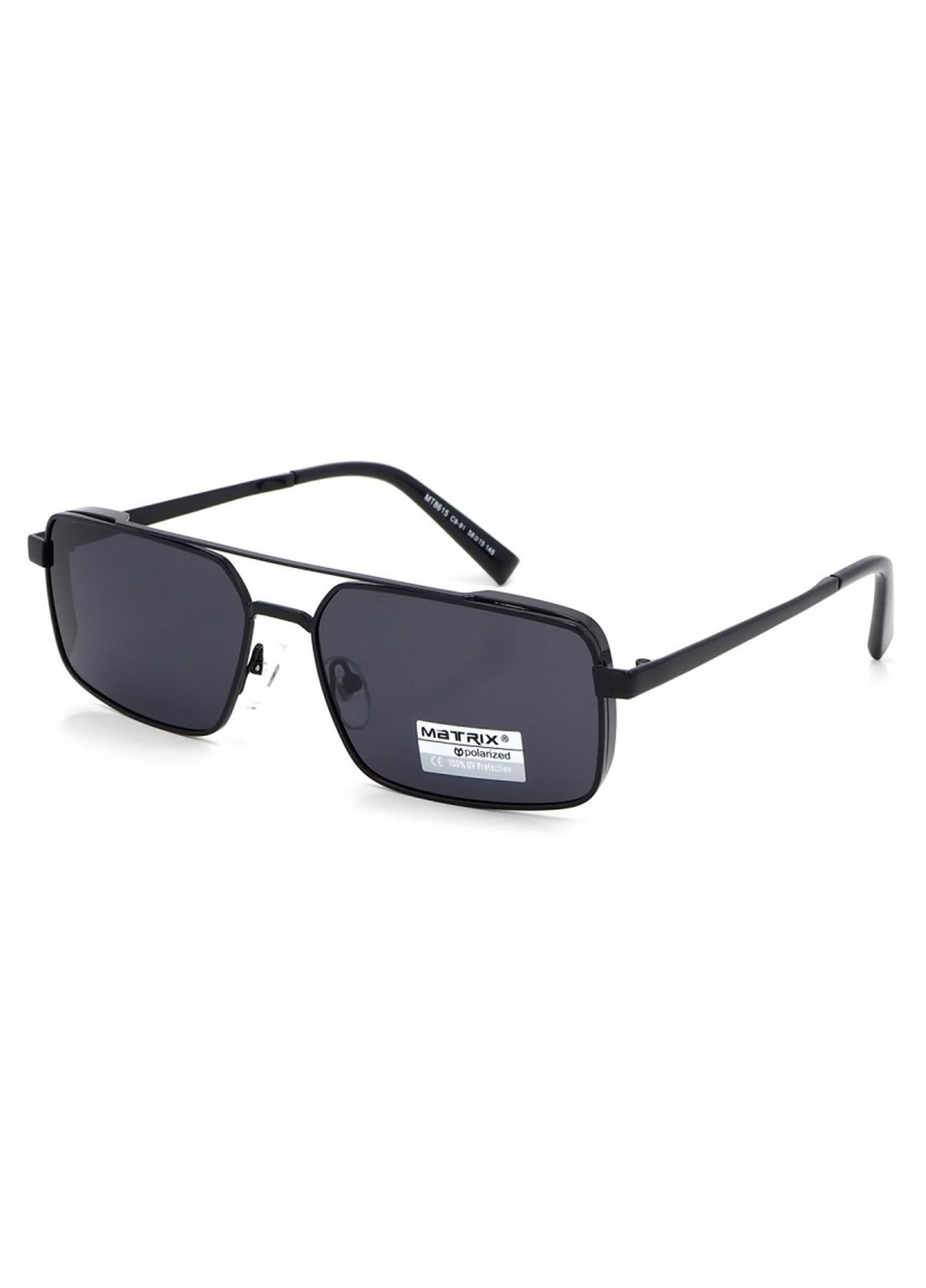Купити Чорні чоловічі сонцезахисні окуляри Matrix з поляризацією MT8615 111013 в інтернет-магазині