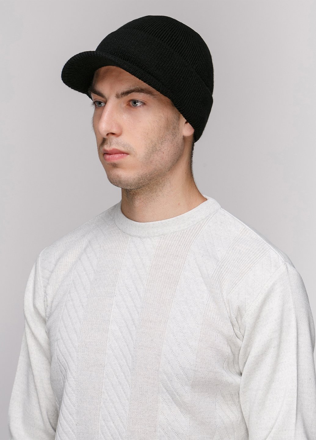 Купить Зимняя кепка Berxon на флисовой подкладке 220160 - Черный в интернет-магазине