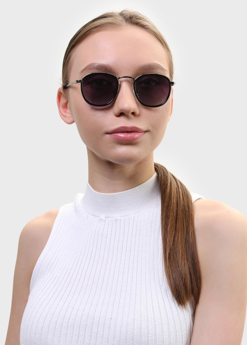 Купити Жіночі сонцезахисні окуляри Merlini з поляризацією S31812P 117025 - Чорний в інтернет-магазині