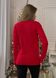 Теплый женский свитер с оленями красный Merlini 110001082, размер 42-46