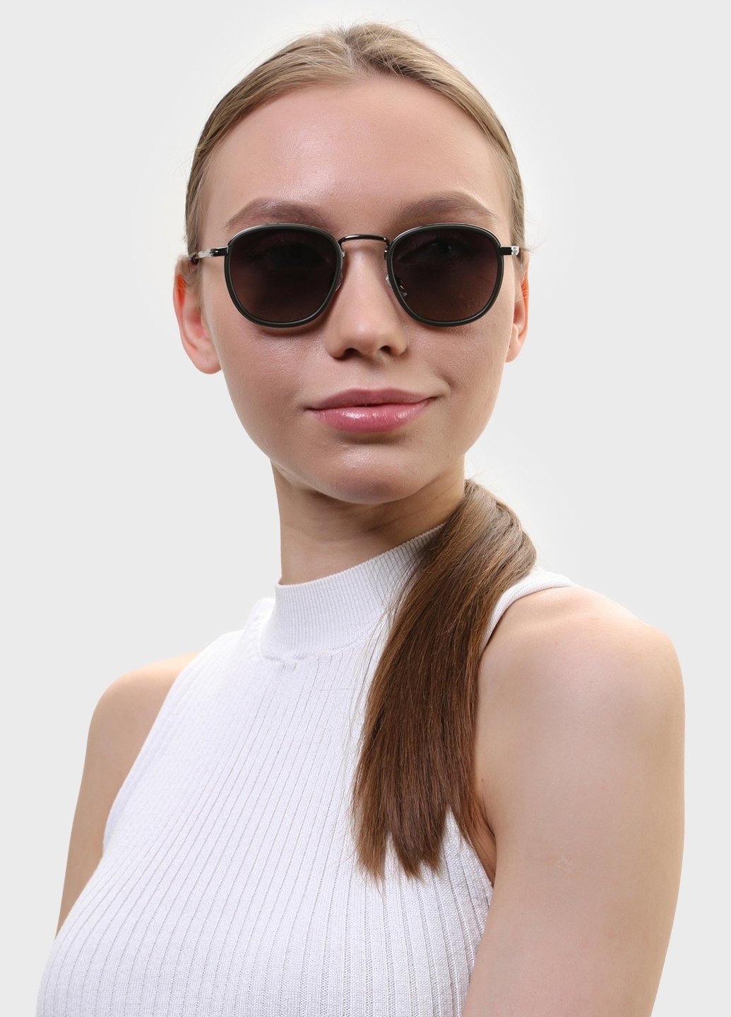 Купити Жіночі сонцезахисні окуляри Merlini з поляризацією S31812P 117026 - Сірий в інтернет-магазині