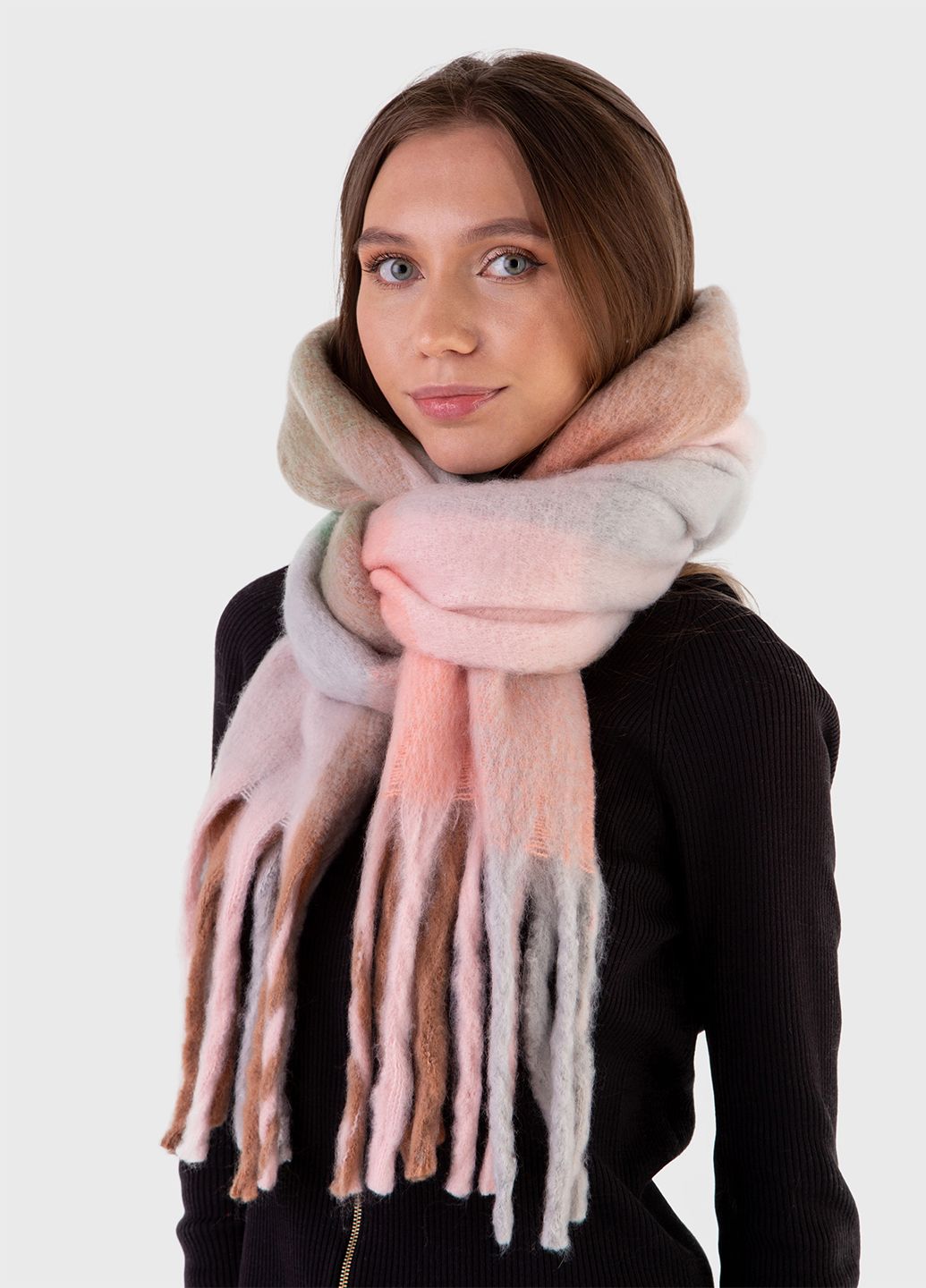 Купить Очень теплый зимний шарф Merlini Cordoba 445013 Розовый 185*50 см в интернет-магазине