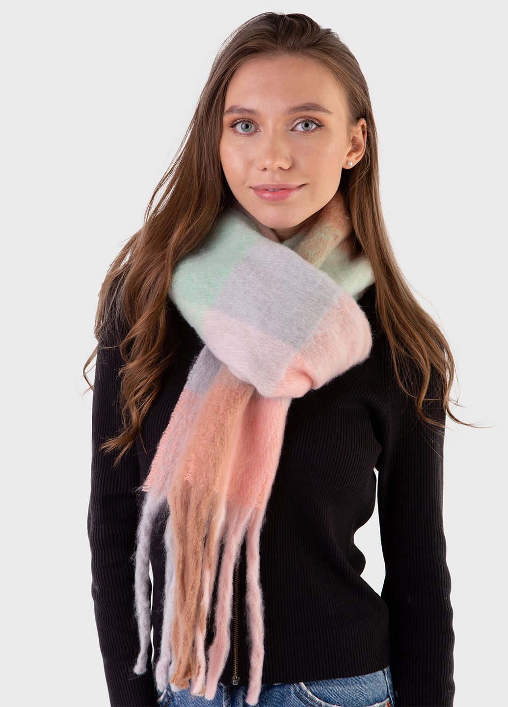Купить Очень теплый зимний шарф Merlini Cordoba 445013 Розовый 185*50 см в интернет-магазине