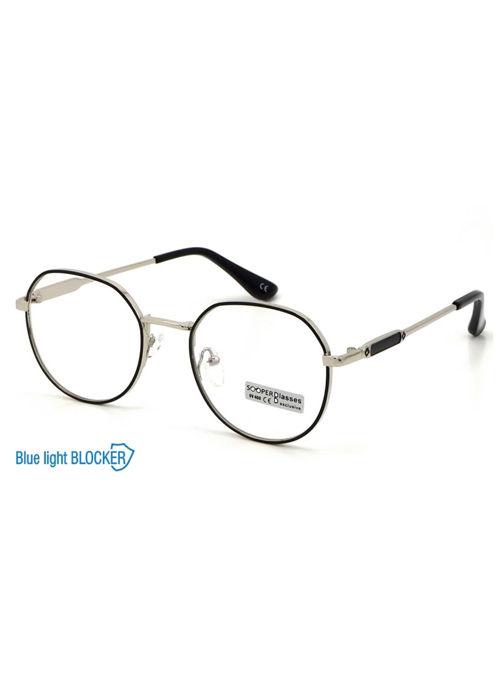Купити Окуляри для роботи за комп'ютером Cooper Glasses у сріблястій оправі 124008 в інтернет-магазині