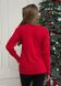 Теплый женский свитер с оленями красный Merlini 110001084, размер 42-46