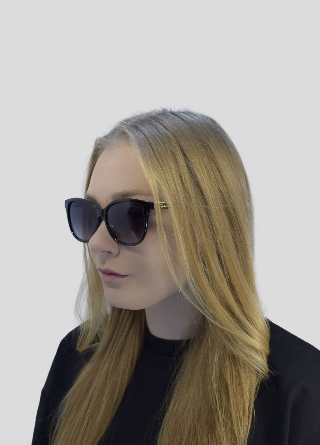 Купити Жіночі сонцезахисні окуляри Gabriela Marioni GM3290 120077 - Чорний в інтернет-магазині