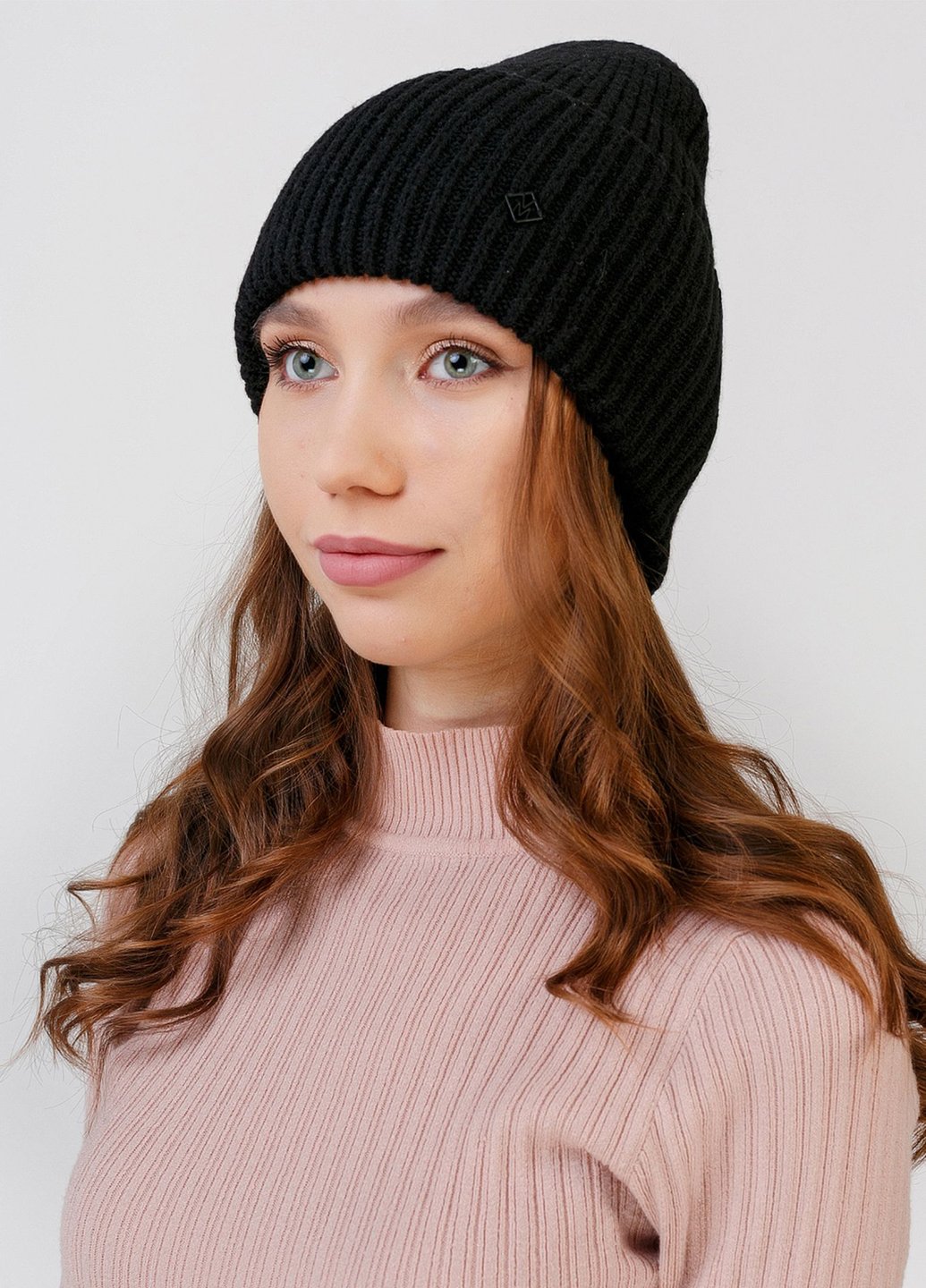 Купить Теплая зимняя кашемировая шапка без подкладки Merlini Ария2022 330201 - Черный в интернет-магазине
