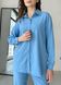 Классическая льняная рубашка женская Merlini Прага 200000232, размер 42-44