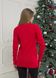 Теплый женский свитер с оленями красный Merlini 110001085, размер 42-46