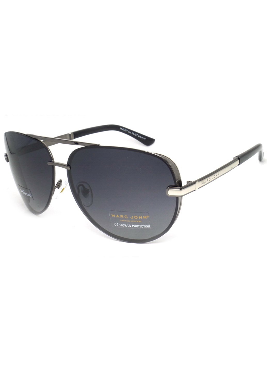 Купить Мужские солнцезащитные очки Marc John с поляризацией MJ0791 190014 - Черный в интернет-магазине