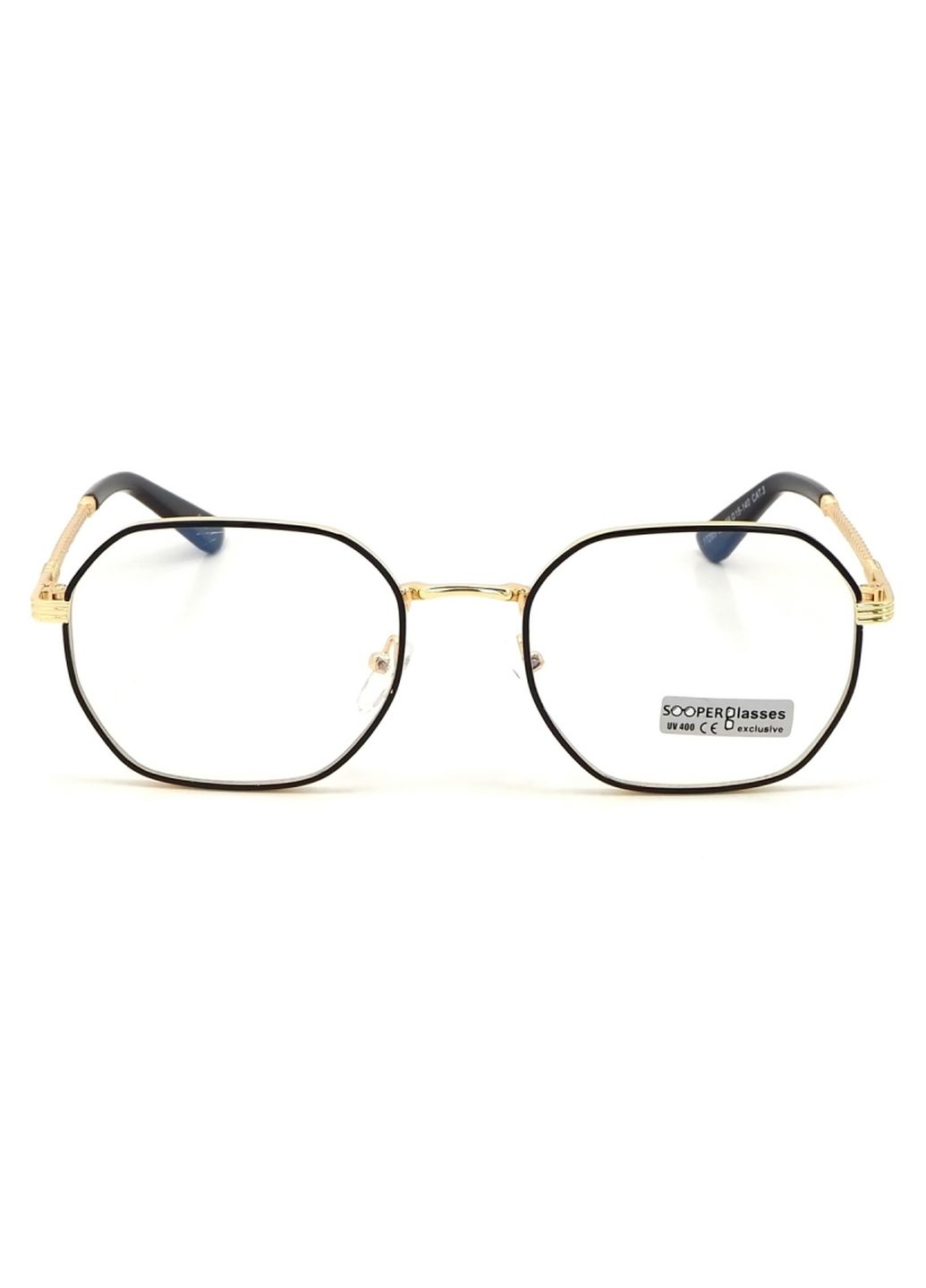 Купить Очки для работы за компьютером Cooper Glasses в золотой оправе 124011 в интернет-магазине