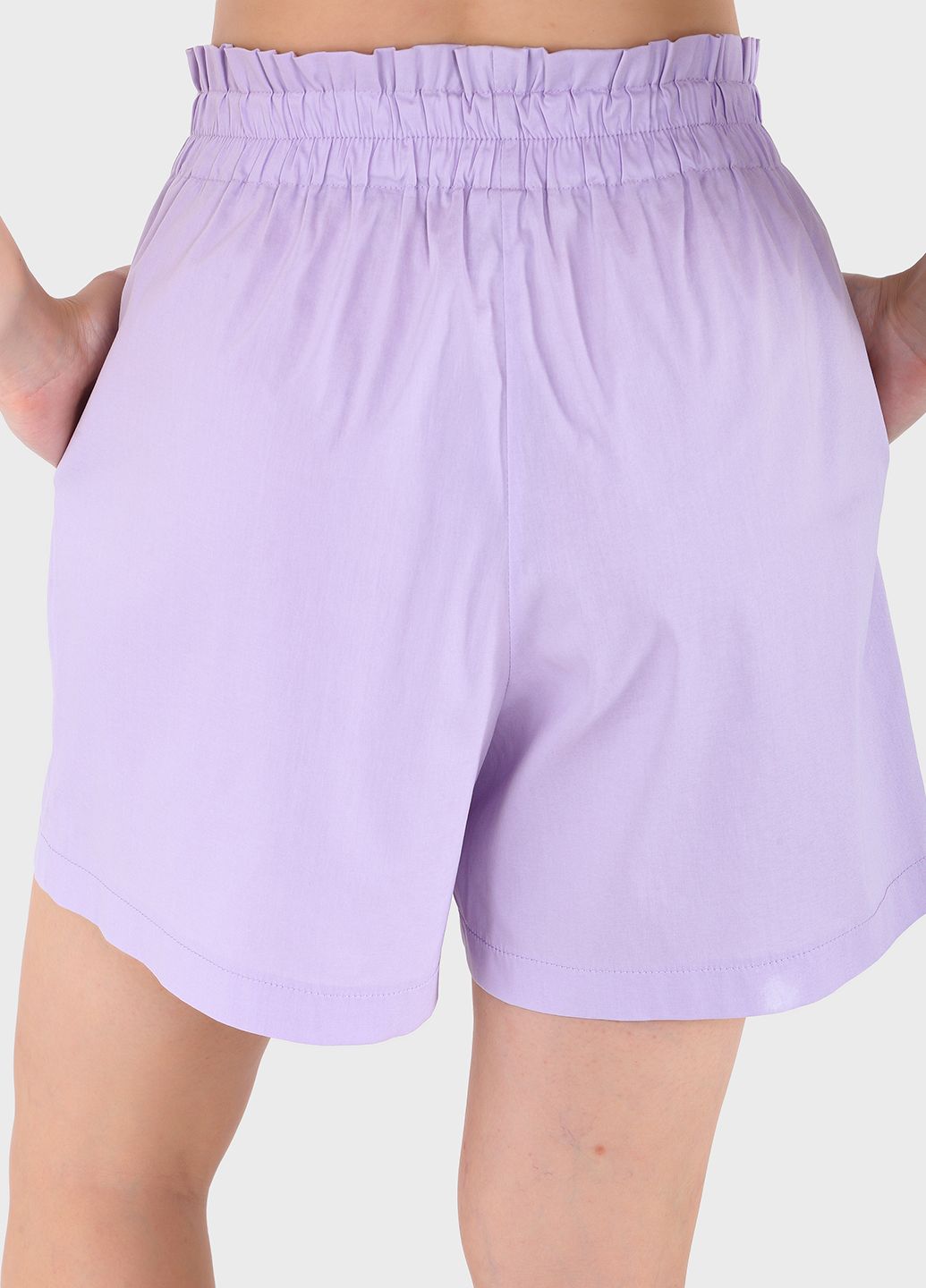 Купить Оверсайз хлопковая футболка женская сиреневого цвета Merlini Ливорно 800000040, размер 42-44 в интернет-магазине