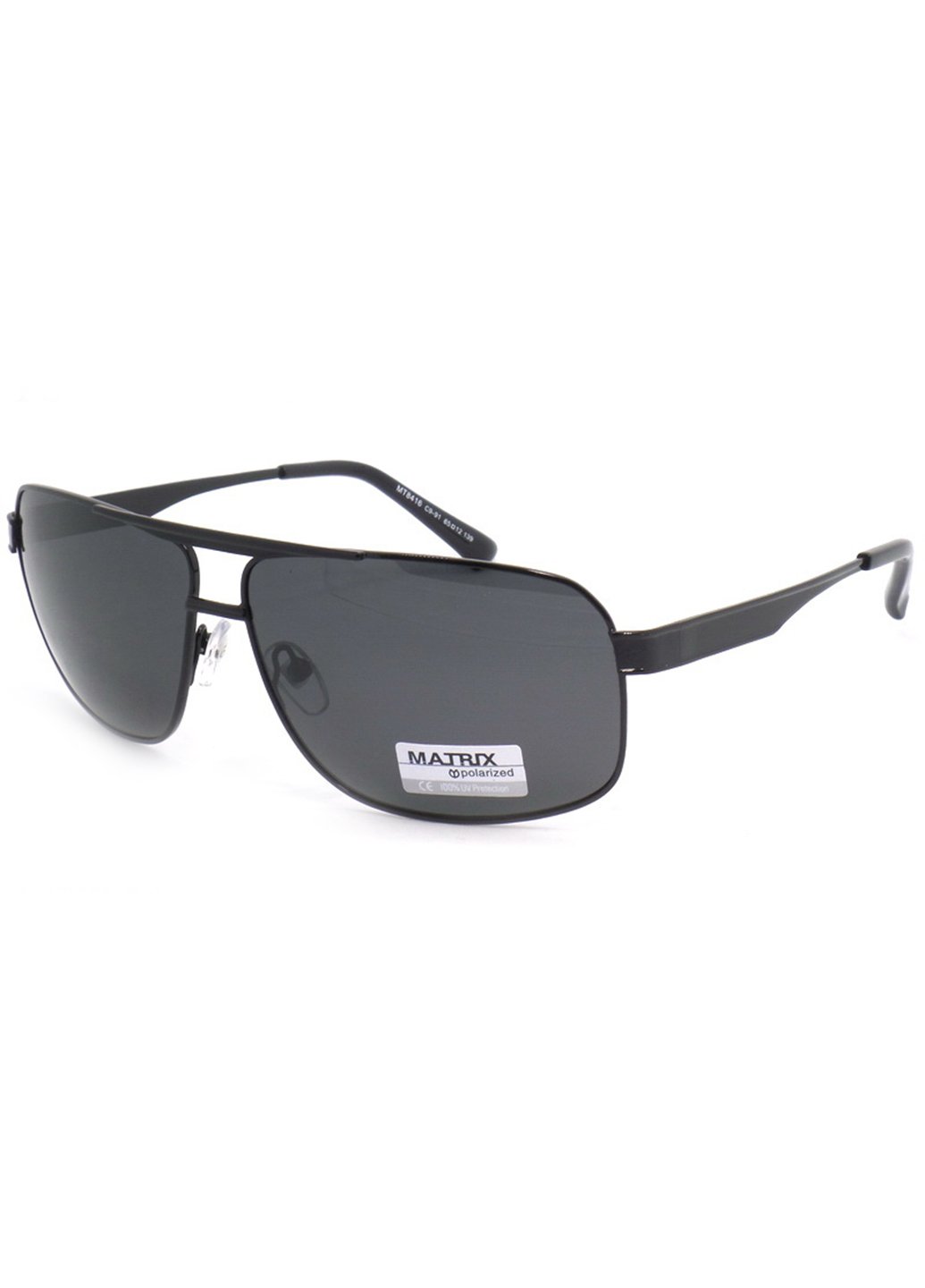 Купить Черные мужские солнцезащитные очки Matrix с поляризацией MT8416 111018 в интернет-магазине