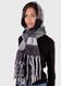 Очень теплый зимний шарф Merlini Cordoba 445016 Черный 185*50 см