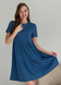 Вільна сукня трапеція міді синє Merlini Марконі 700001231 розмір 42-44 (S-M)