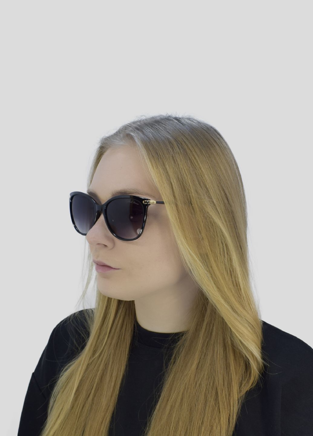 Купить Женские солнцезащитные очки Gabriela Marioni GM3323 120080 - Черный в интернет-магазине