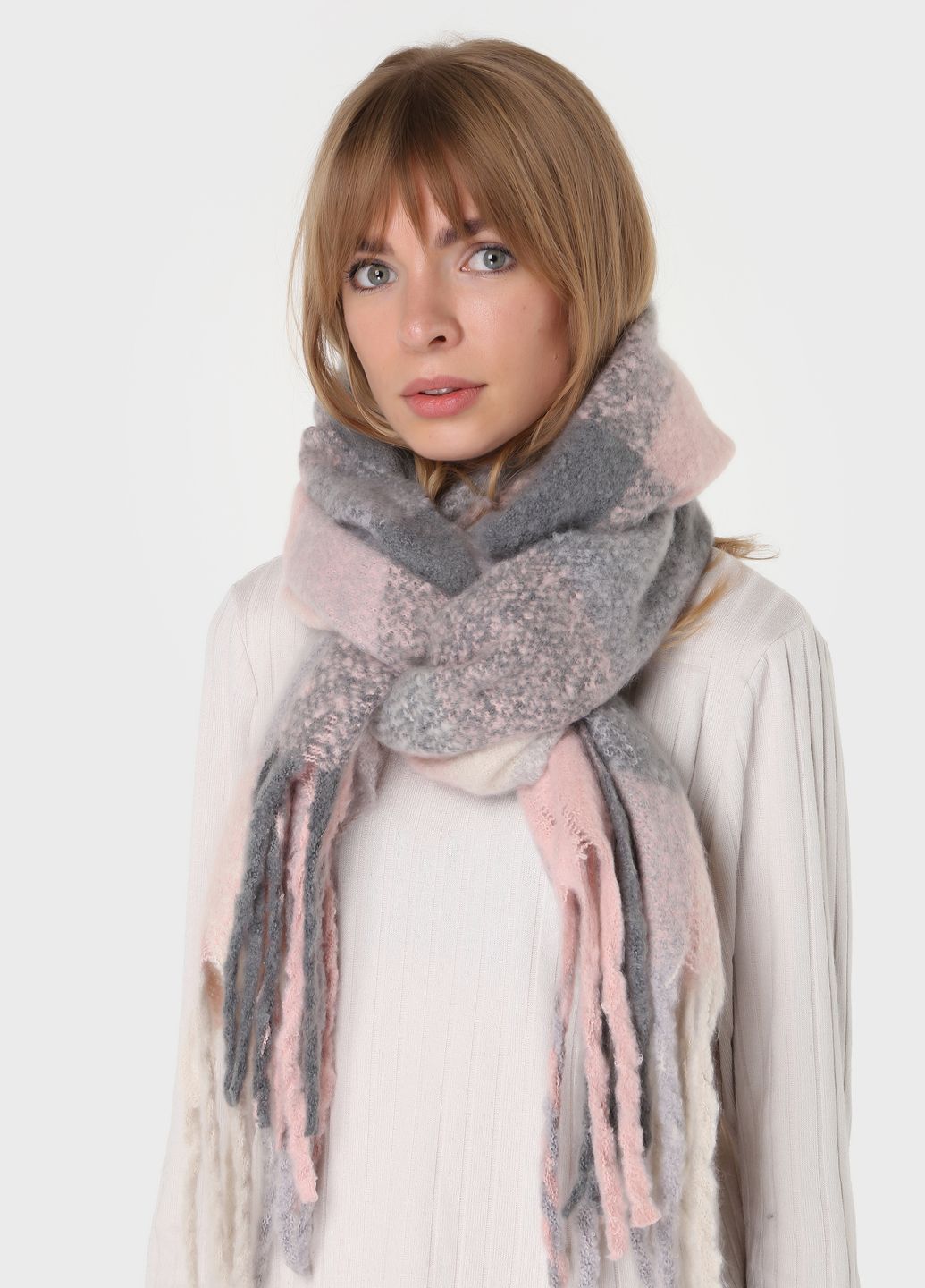 Купить Очень теплый зимний шарф Merlini Cordoba 445017 Розовый 185*50 см в интернет-магазине