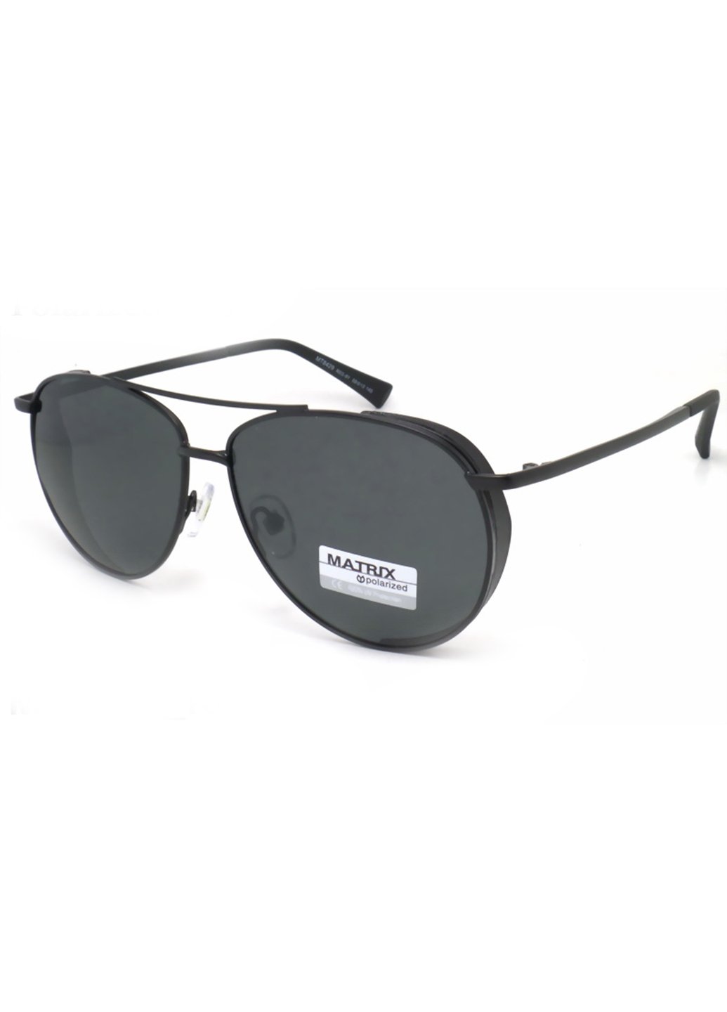 Купити Чорні чоловічі сонцезахисні окуляри Matrix з поляризацією MT8429 111019 в інтернет-магазині