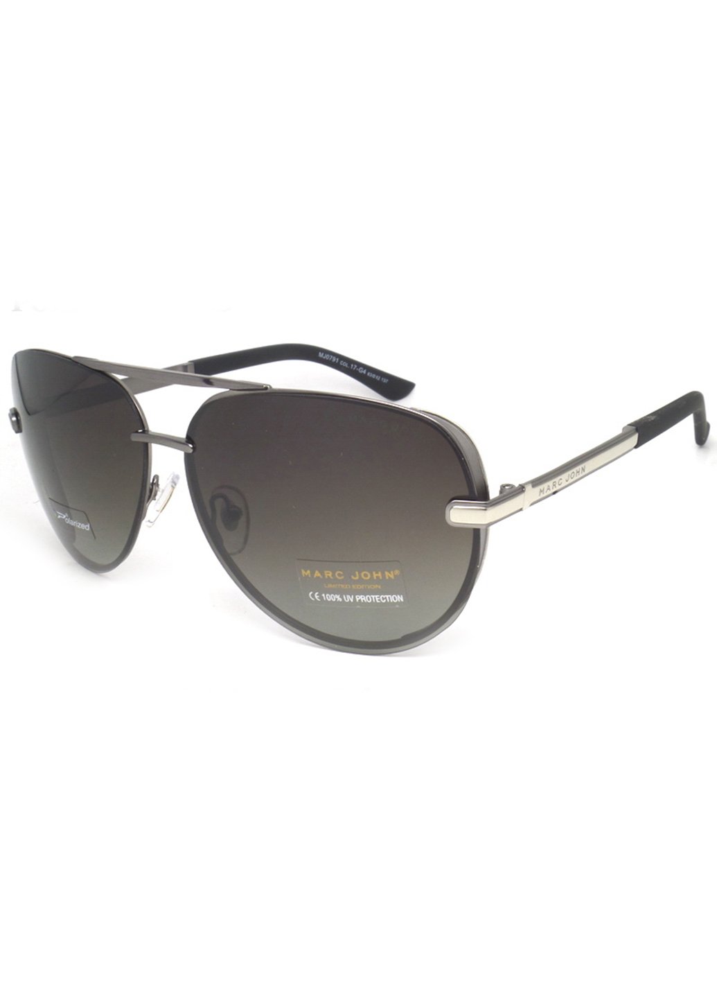 Купить Мужские солнцезащитные очки Marc John с поляризацией MJ0791 190016 - Серый в интернет-магазине