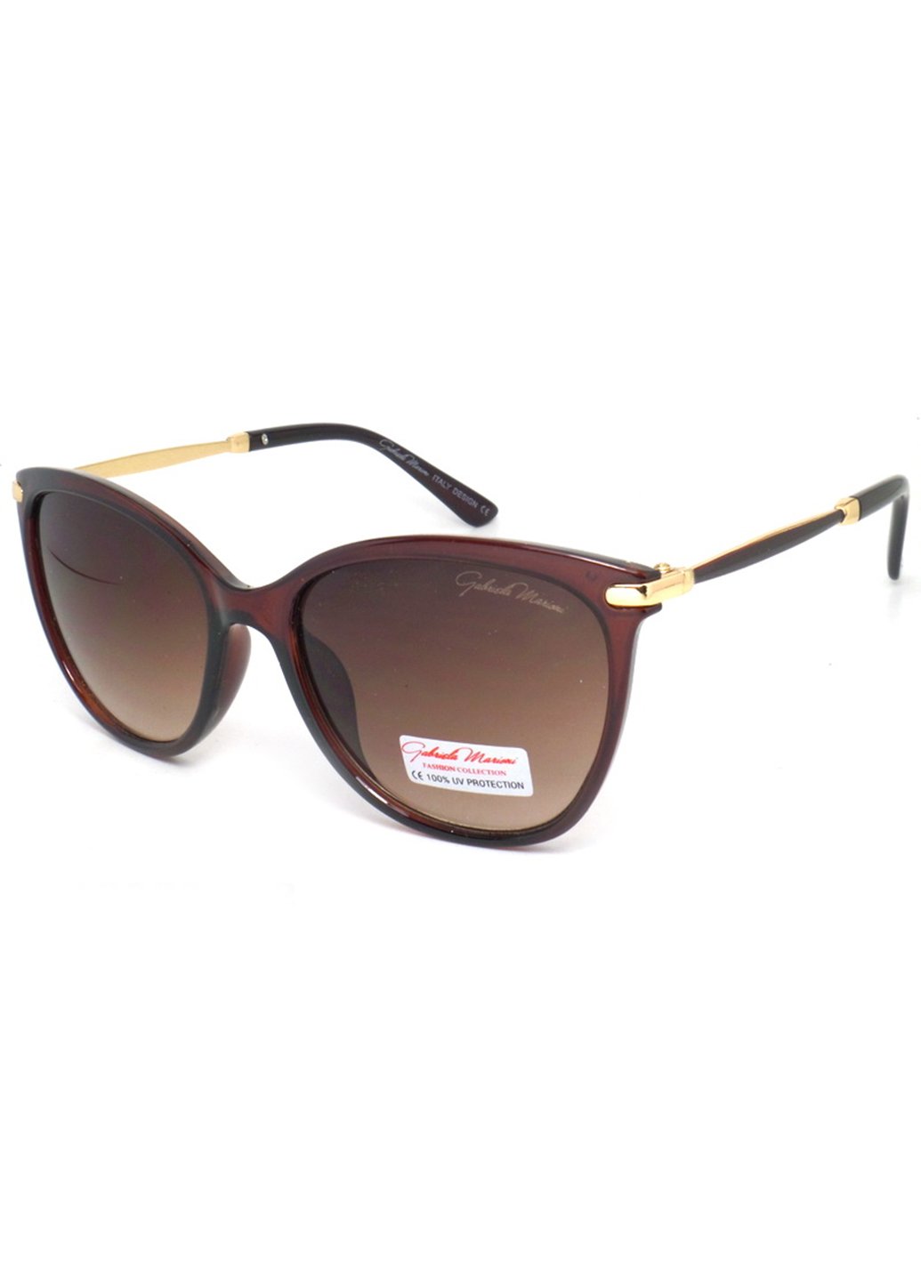 Купити Жіночі сонцезахисні окуляри Gabriela Marioni GM3323 120081 - Коричневий в інтернет-магазині