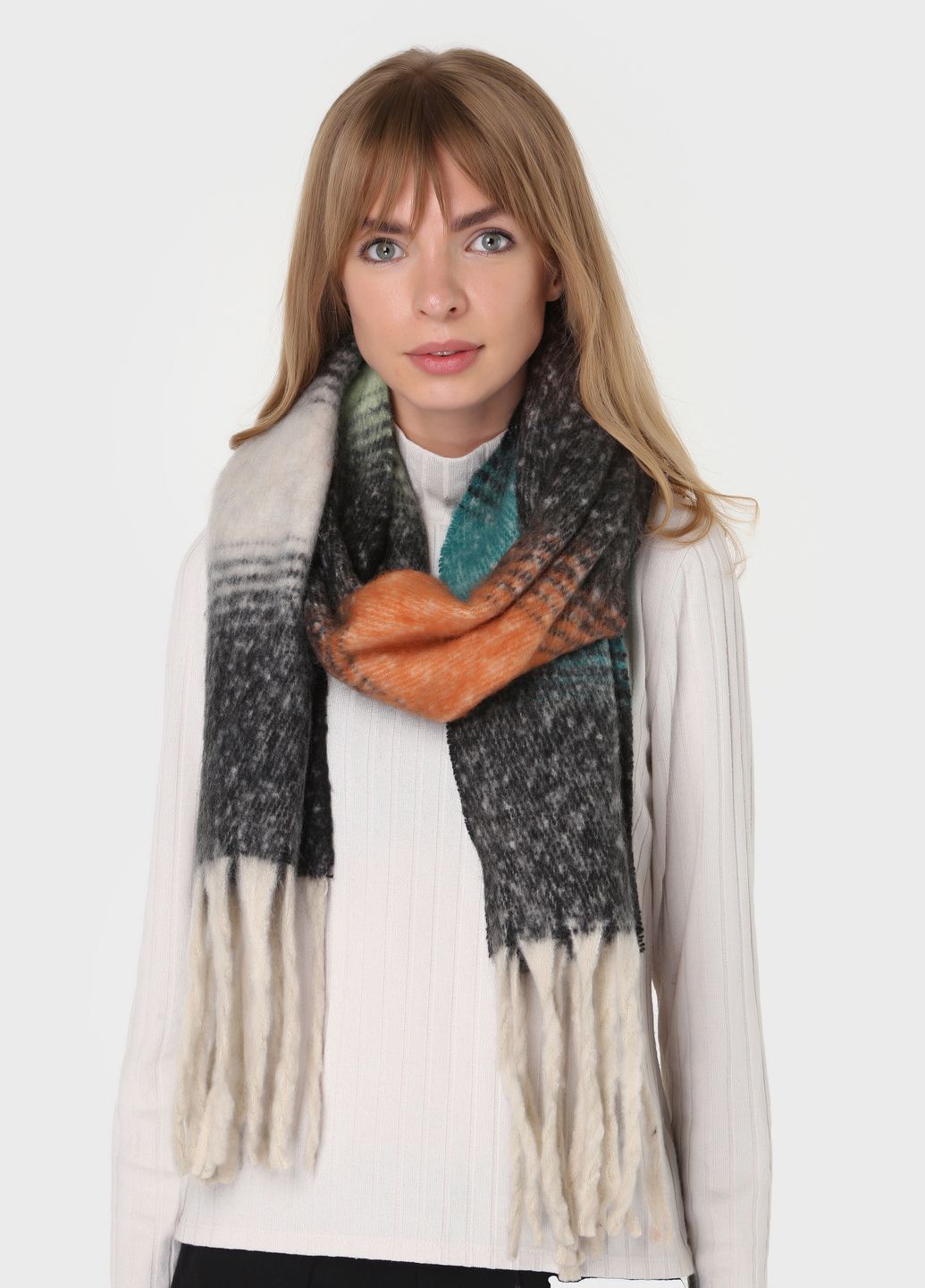 Купить Очень теплый зимний шарф Merlini Cordoba 445019 Черный 185*50 см в интернет-магазине