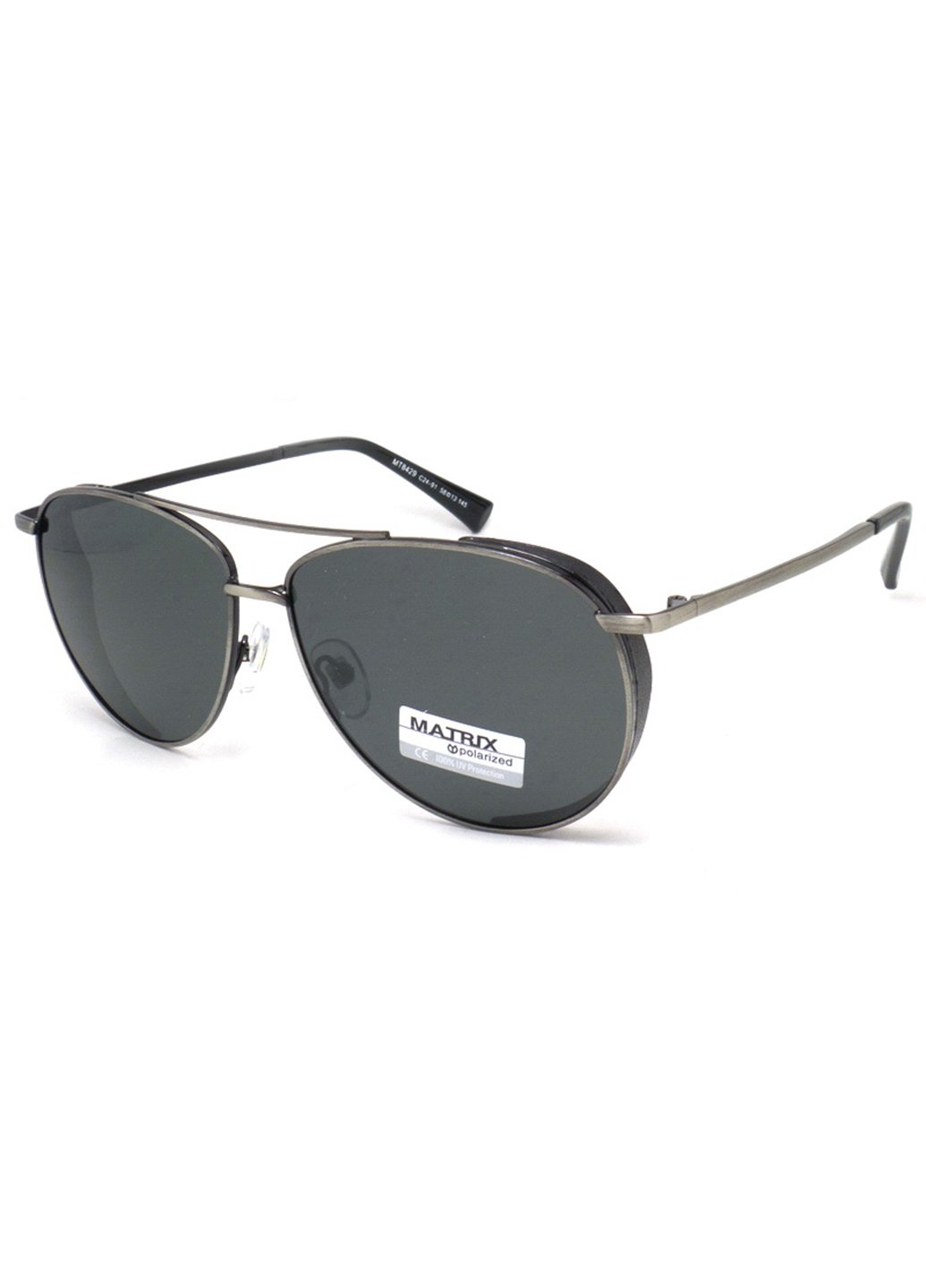 Купити Чорні чоловічі сонцезахисні окуляри Matrix з поляризацією MT8429 111021 в інтернет-магазині