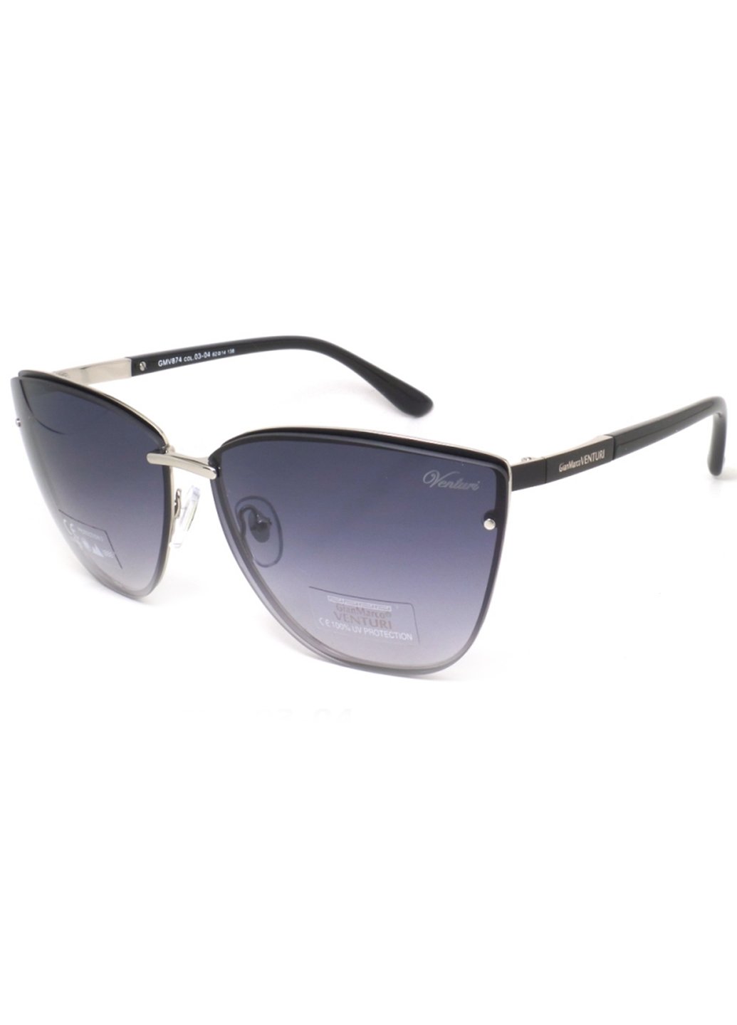 Купить Женские солнцезащитные очки Gian Marco VENTURI GMV874 130001 - Черный в интернет-магазине