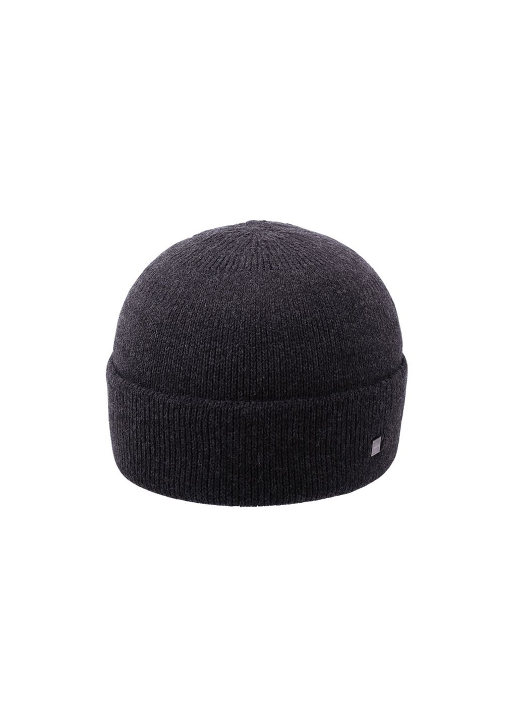 Купить Шерстяная шапка Berxon на флисовой подкладке 220002 - Серый в интернет-магазине