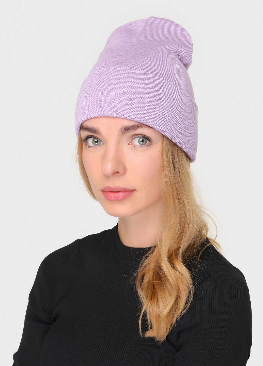 Купить Осенняя хлопковая шапка без подкладки Merlini Коррадо 370026 - Сиреневый в интернет-магазине