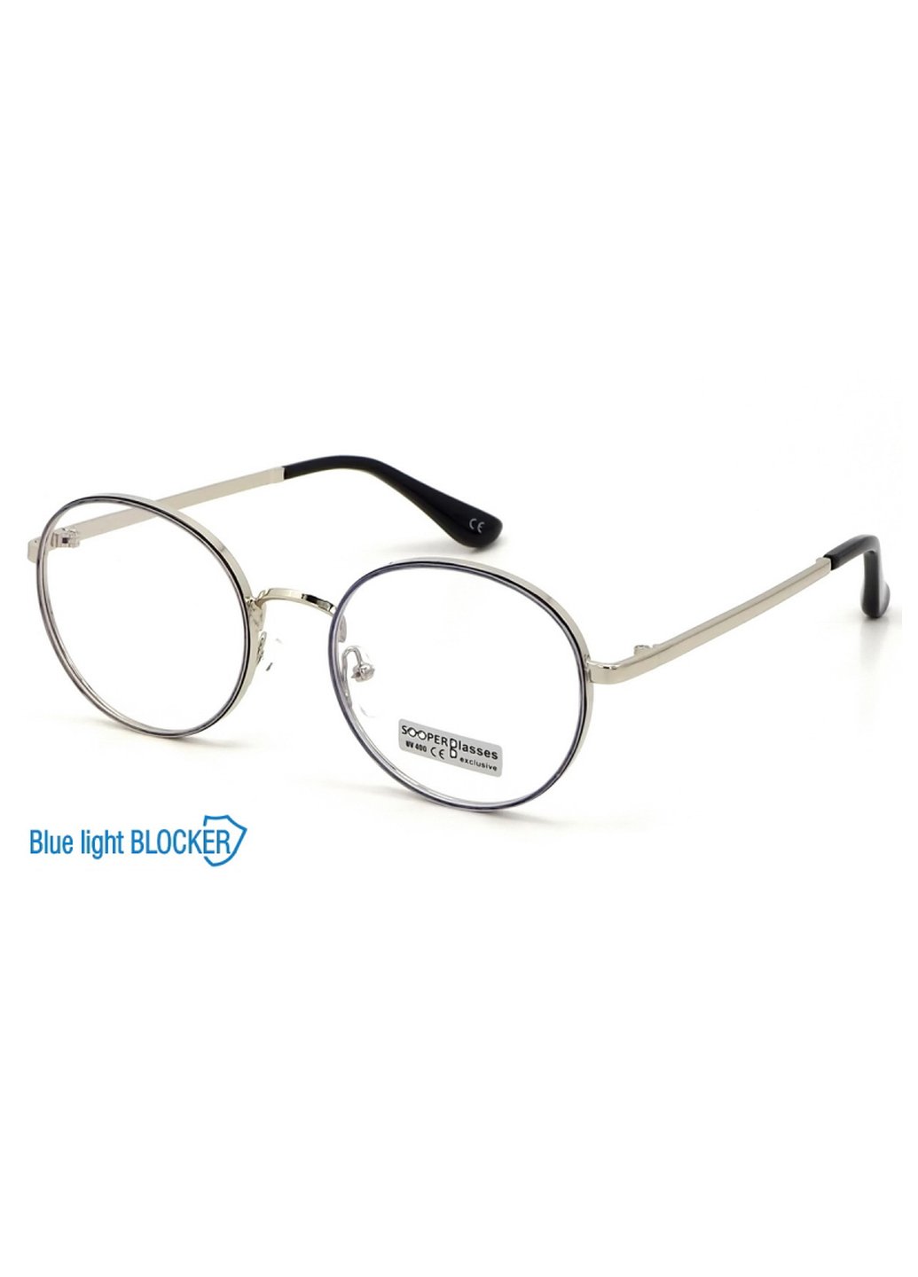 Купить Очки для работы за компьютером Cooper Glasses в серебристой оправе 124016 в интернет-магазине