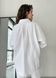 Рубашка женская с длинным рукавом белого цвета из льна Merlini Беллуно 200000242, размер 42-44
