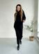 Теплый зимний женский спортивный костюм на флисе черный Merlini Бордо 100001021, размер 54-56 (4XL-5XL)