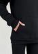 Теплый зимний женский спортивный костюм на флисе черный Merlini Бордо 100001021, размер 42-44 (S-M)