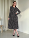 Довга сукня з штапелю з довгим рукавом Merlini Корсо 700001183, розмір 42-44 (S-M)
