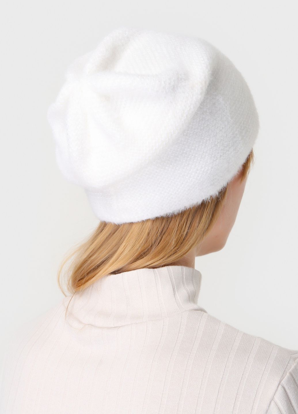 Комплект (шапка, повязка-баф) DeMari ВельветК 661114 - Белый