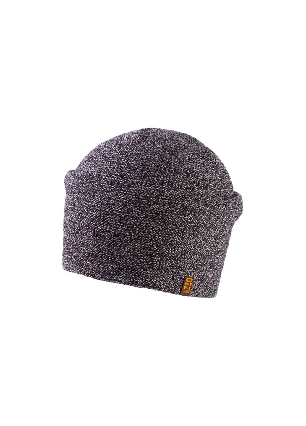 Купить Шерстяная шапка Ozzi на флисовой подкладке 220071 - Коричневый в интернет-магазине