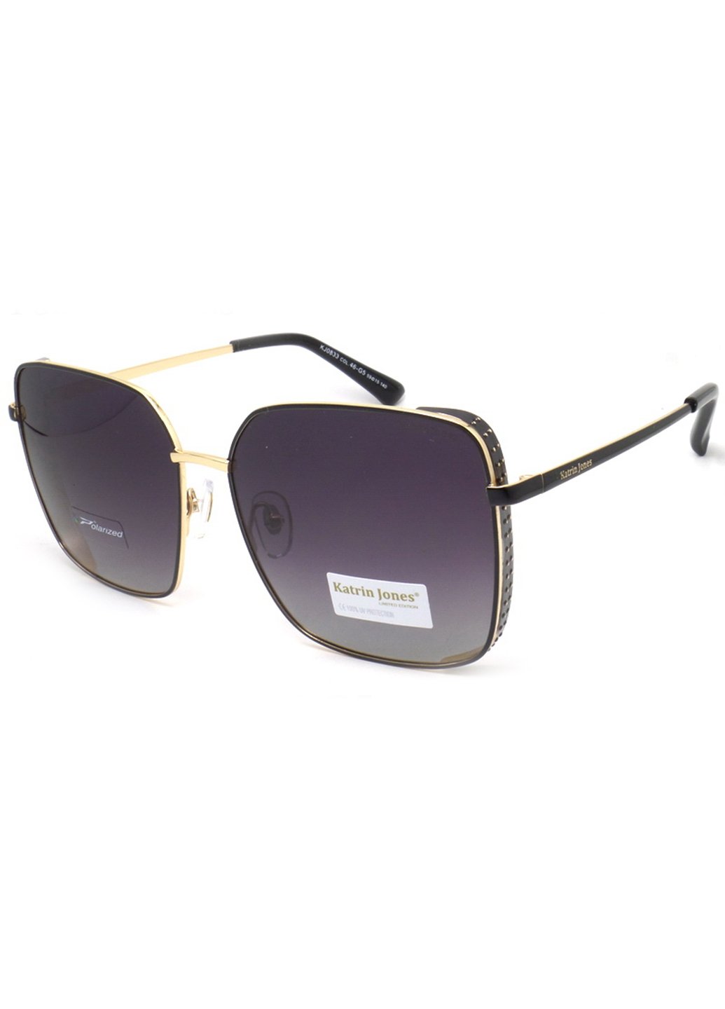 Купить Женские солнцезащитные очки Katrin Jones с поляризацией KJ0833 180026 - Черный в интернет-магазине