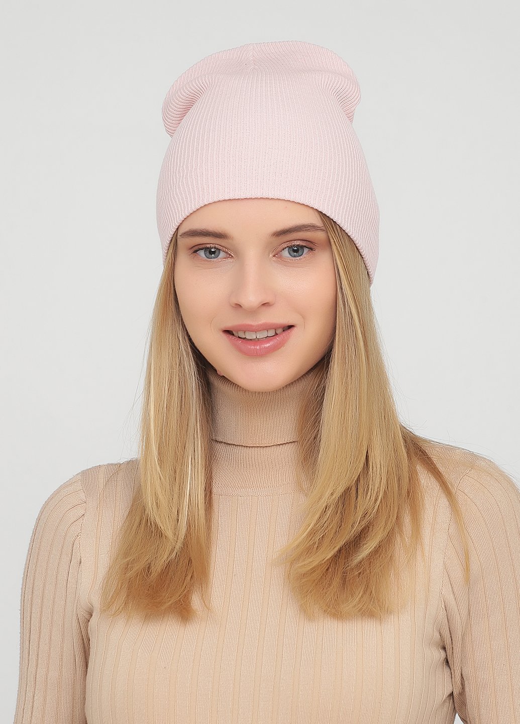 Купить Осенняя хлопковая шапка без подкладки Merlini Крафт 370068 - Розовый в интернет-магазине