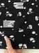 Сукня з комірцем в квіточку зі штапелю чорна Merlini Тарпи 700001662 розмір 2XL-3XL