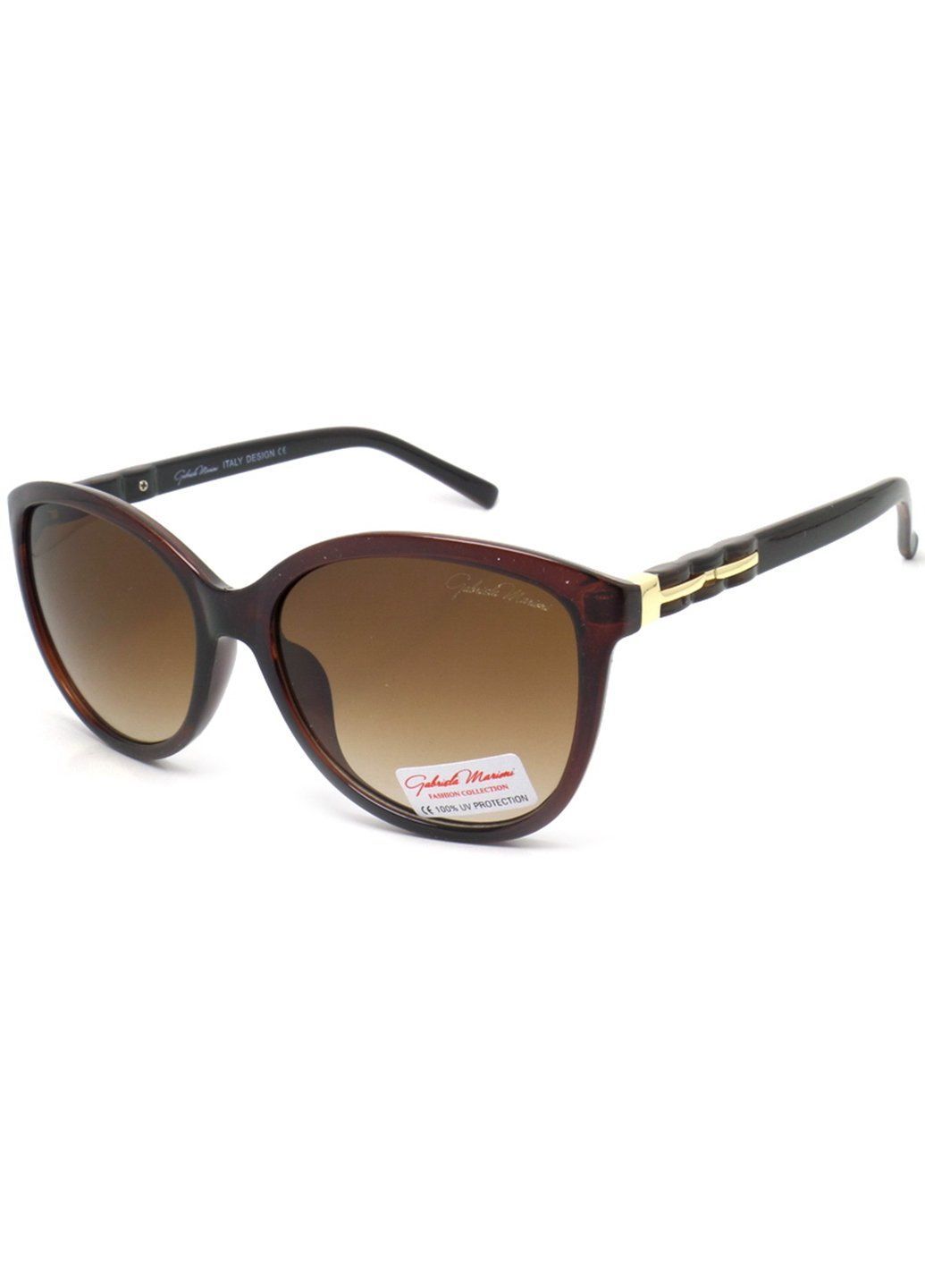 Купити Жіночі сонцезахисні окуляри Gabriela Marioni GM3420 120038 - Коричневий в інтернет-магазині