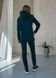 Теплый зимний женский спортивный костюм на флисе зелёный Merlini Бордо 100001022, размер 42-44 (S-M)
