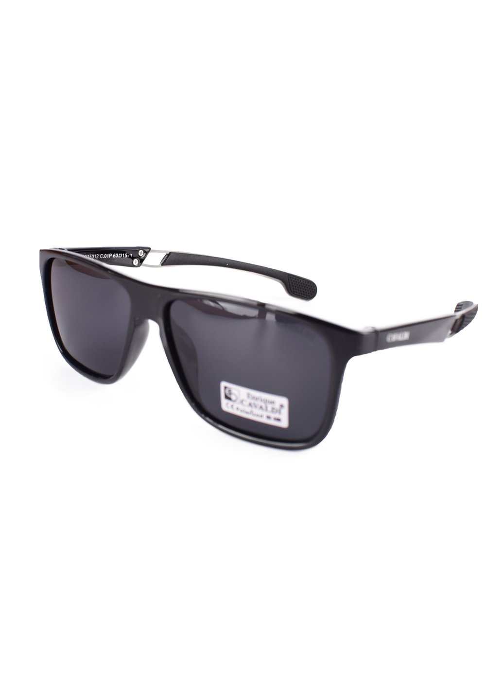 Купить Черные мужские солнцезащитные очки Enrique Cavaldi ЕС75012 150012 в интернет-магазине