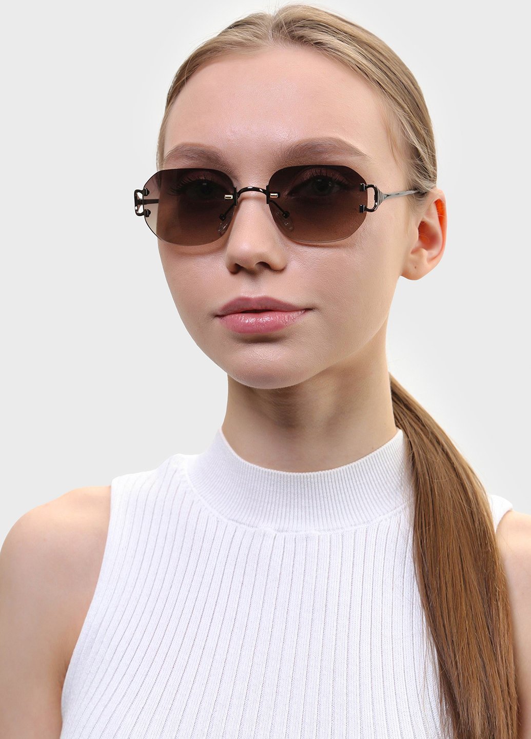 Купить Женские солнцезащитные очки Rebecca Moore RM07068 118046 - Коричневый в интернет-магазине