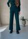 Теплый костюм на флисе с широкими штанами и худи зелёный Merlini Тулон 100001062, размер 42-44 (S-M)