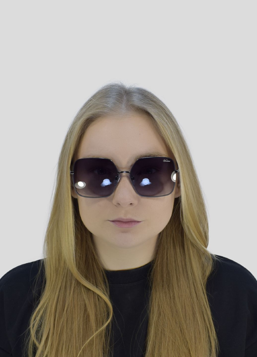 Купить Женские солнцезащитные очки Gian Marco VENTURI GMV870 130009 - Черный в интернет-магазине
